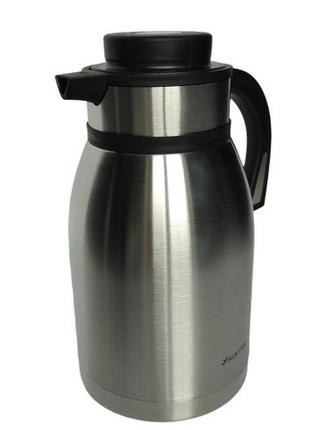 Термоглечик kamille 2000 мл. з нержавіючої сталі з пластиковою кришкою