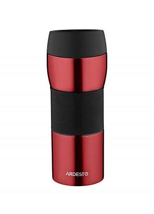 Чашка-термос 450 мл. ardesto easy travel s, з нержавіючої сталі, червоний