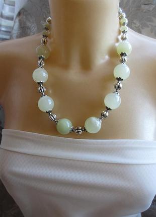 Массивное колье из оникса 20 мм