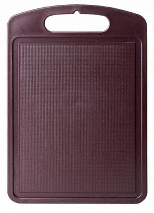 Дошка кухонна пластикова алеана 35*25 см. (мокко)