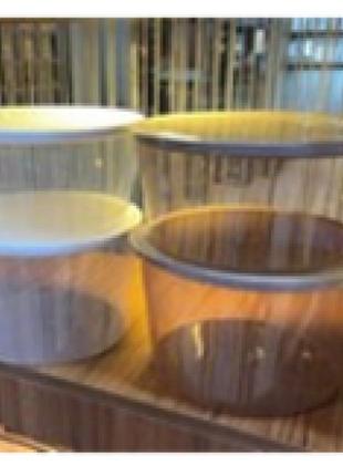 Контейнер для харчових продуктів 2л круглий, polo*48