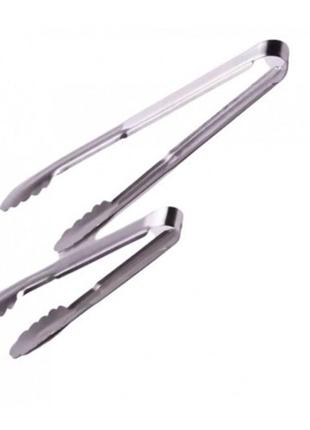 Щипці роздаточні benson 24,5 см. з нержавіючої сталі