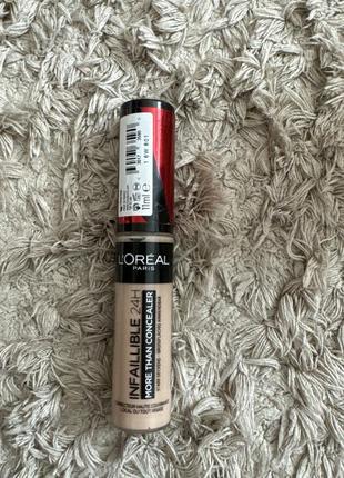 L`oréal paris infaillible more than concealer стійкий багатофункціональний консилер для обличчя