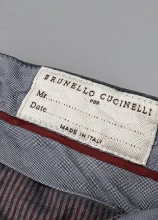 Укороченные брюки чинос brunello cucinelli7 фото