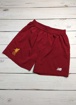 Чоловічі спортивні шорти new balance liverpool fc / lfc / l.f.c. / нью беленс ліверпуль