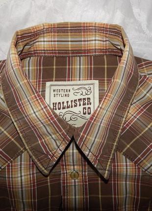 Чоловіча сорочка з довгим рукавом hollister & co р.48 045dr (тільки в зазначеному розмірі, тільки 1 шт.)6 фото