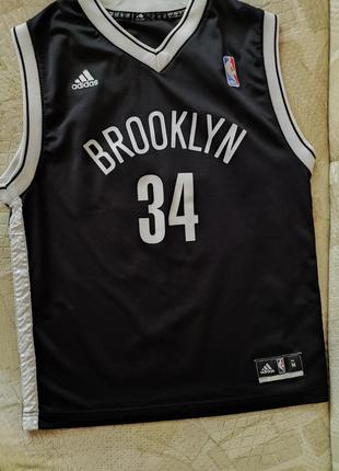 Баскетбольная джерси brooklyn nets, adidas