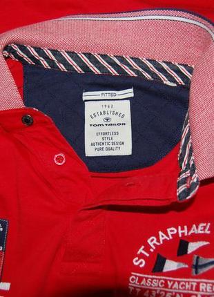 Сорочка футболка поло tom tailor yachting regatta, оригінал, xl7 фото