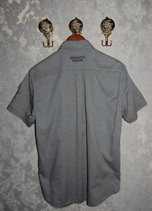 Рубашка сорочка тенниска х/б aeronautica militare, оригинал, l2 фото