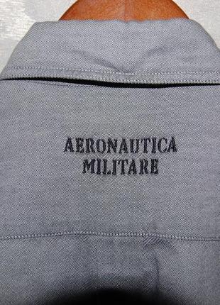 Рубашка сорочка тенниска х/б aeronautica militare, оригинал, l7 фото