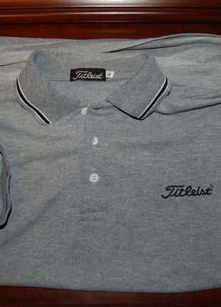 Рубашка футболка поло titleist golf polo, оригинал, на 52 р (l)6 фото