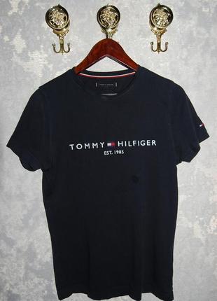 Футболка унисекс tommy hilfiger organic denim, оригинал, по бирке