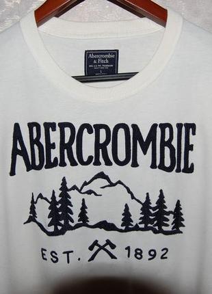 Х/б футболка с длинными рукавами, свитшот abercrombie & fitch, l8 фото