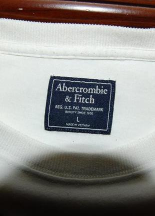 Х/б футболка с длинными рукавами, свитшот abercrombie & fitch, l10 фото