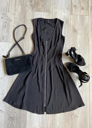 Черное платье от h&m  на молнии 🖤1 фото