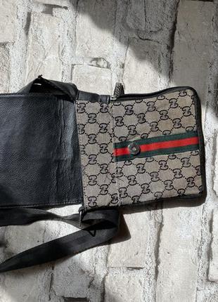 Сумка мессенджер gucci оригинал2 фото