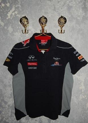 Футболка рубашка поло от pepe jeans infinity red bull racing ориг