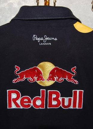 Футболка рубашка поло от pepe jeans infinity red bull racing ориг7 фото