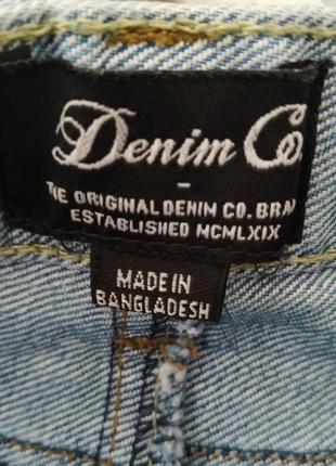 Denim co джинсовые шорты на малыша 12-18 месяцев5 фото