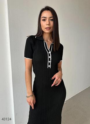 Сукня міді весна-літо сукня поло