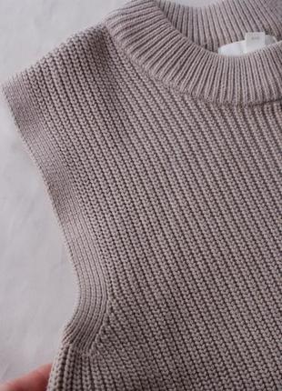 Базовое вязаное платье жилетка от h&amp;m3 фото