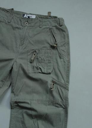 Штаны rap y2k multipocket cargo baggy широкие 32 хаки мультипокет carhartt dickies stussy nike оверсайз рэп винтаж oakley3 фото