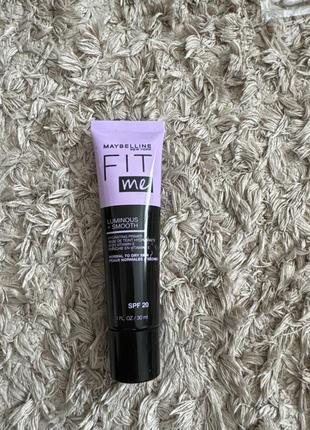 Зволожувальна основа для макіяжу maybelline new york fit me, 30 мл