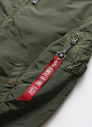 Бомбер alpha industries легкая куртка нейлон3 фото