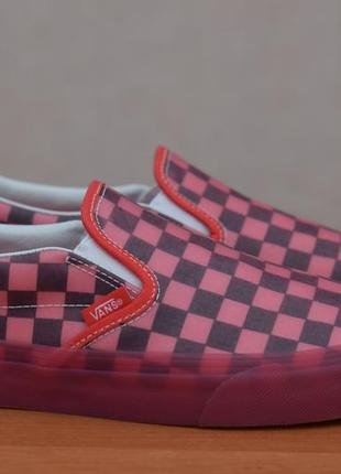 Прорезиненные кеды, слипоны vans translucent rubber slip-on, 38 размер. оригинал