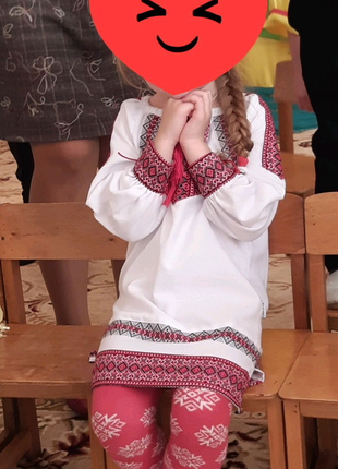 Плаття вишиванка для дівчата на 5 років5 фото