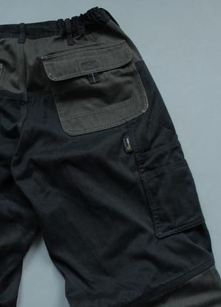 Engelbert strauss брюки мужские рабочие черные коричневые темные строительные кровельные с местом для наколенников для сварщика3 фото