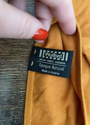 Оранжева водолазка-боді безшовна боді з рукавом гольф wolford боди водолазка бесшовная водолазка4 фото