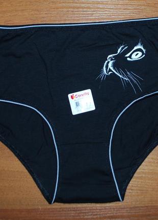 Трусики висока посадка ххл донелла donella широкий бок максі батал котик