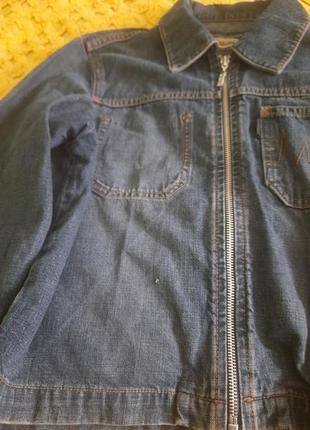 Короткая джинсовая куртка размер 42-447 фото