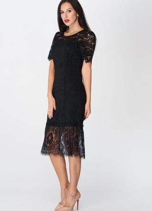 Шикарное кружевное гипюровое платье италия нарядное
