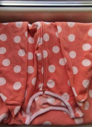 Флисовая мягкая приятная на ощупь пижама-человечек1 фото
