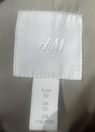 Стильный зеленый хаки блейзер пиджака от h&amp;m3 фото