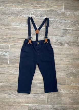 Джинси, штани на підтяжках на 6-9