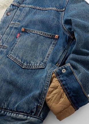 Чоловіча джинсова куртка levi's6 фото