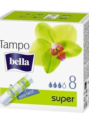 Тампоны bella tampo premium comfort super, 8 шт