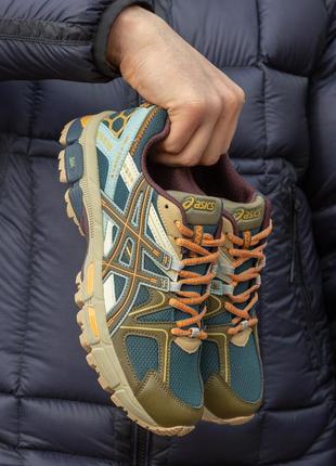 Мужские кроссовки asics gel-kahana 8 sweet blue haki 40-41-42-43-443 фото