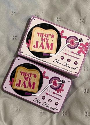 Палетка тіней too faced that’s my jam2 фото