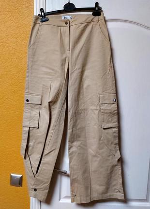 Крутые брюки ,палаццо  карго santacruz р 38  новые