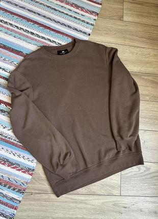 Коричневый свитшот