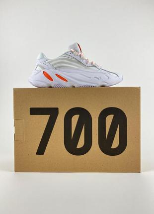 Adidas yeezy boost 700 v2 white/orange.