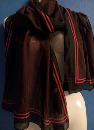 Шифоночый шарф палантин маренго