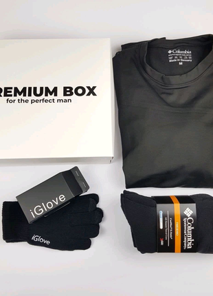 Premium box😊 комплект термобілизни + 4 пари термошкарпеток + сенс