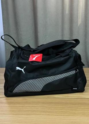 Спортивна сумка puma оригінал нова чорна для тренувань1 фото