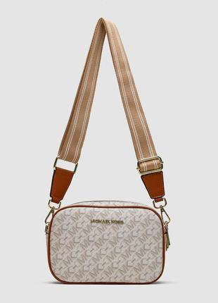 Сумка michael kors camera bag ivory