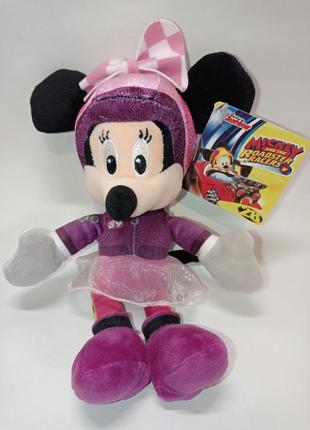 Мягкая игрушка минни маус гонщица дисней minnie mouse disney микки мау1 фото